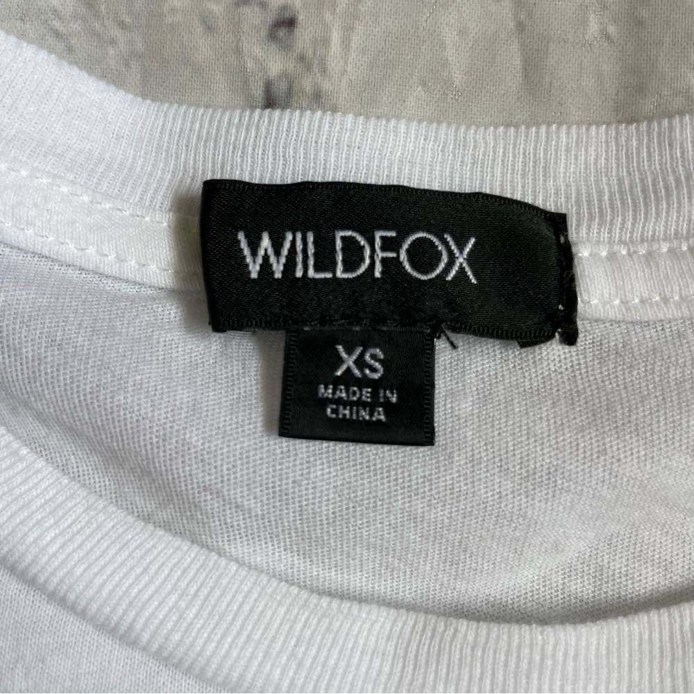 Wildfox White Sunshine Baby Short Sleeve Tee - Picture 4 of 4